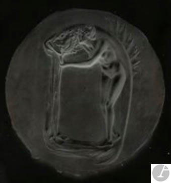Rene Lalique Nymph Silver Gelatin-Bromide Dry Plate