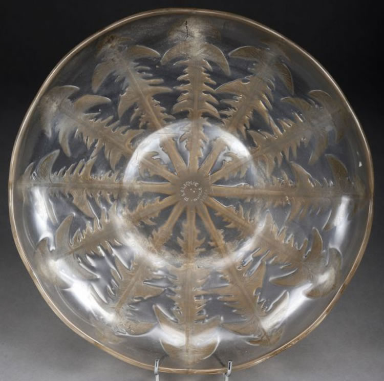 R. Lalique Pissenlit Plate