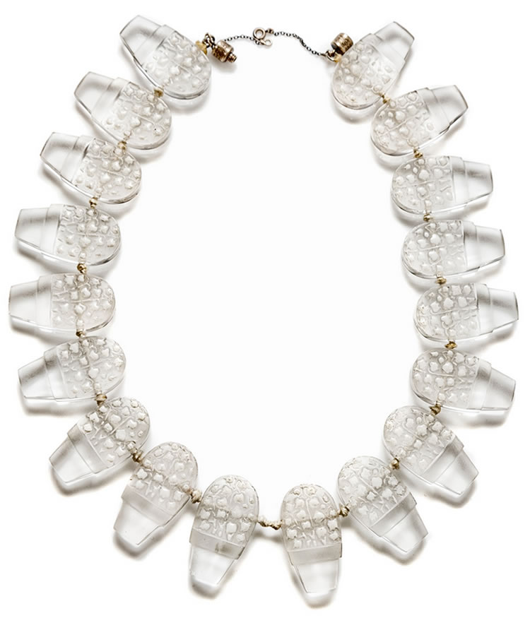 R. Lalique Pots De Muguet Necklace