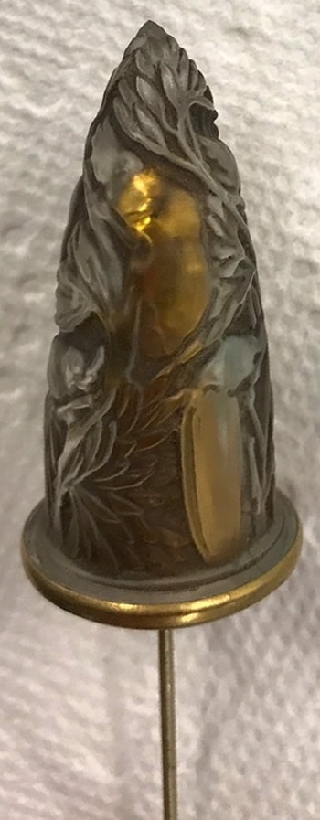 R. Lalique Scarabees Stickpin