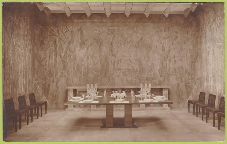 R. Lalique Sevres Pavilion 1925 Exposition Des Arts Decoratifs Postcard