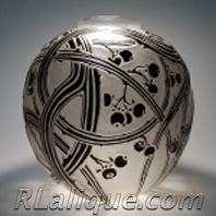 Rene Lalique Vase Baies