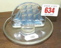 Rene Lalique Ashtray Caravelle