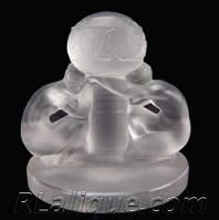 Rene Lalique Menu Holder Deux Figurines