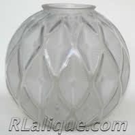 Rene Lalique Ceiling Light Fixture Majestic
