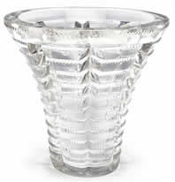 Lalique Vase Megeve