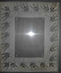 Rene Lalique Picture Frame Muguet Et Hirondelles