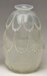Rene Lalique Vase Perles