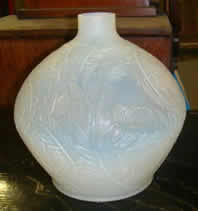 Lalique Vase Plumes