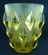 Rene Lalique Vase Rampillon