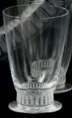 Bambou Lalique France Crystal Modern Whiskey Glass