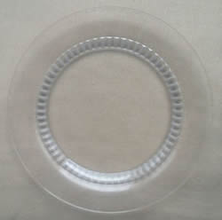 Bambou Lalique France Crystal Modern Plate