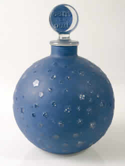 Dans La Nuit Lalique France Crystal Stars Perfume Bottle For Worth Engraved Lalique France