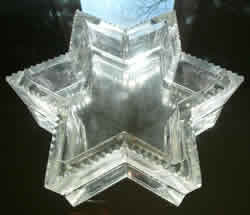 Etoile Lalique France Crystal Modern Jardiniere Star Dish