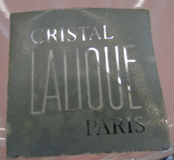 Cristal Lalique Paris Label Sticker For Modern Lalique Crystal