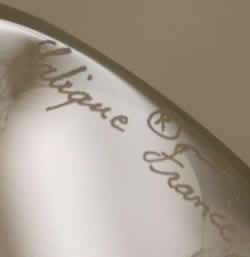 Lalique France Modern Signature With Registered Trademark Symbol Example No. 4