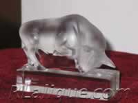 R Lalique Glass Item Also Made Post War by Cristal Lalique