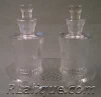 R Lalique Glass Item Also Made Post War by Cristal Lalique