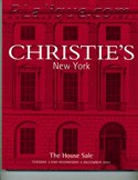 Decorative Arts - Art Nouveau - Art Deco Auction Catalogue - Book - Magazine For Sale: Christie's New York The House Sale Tuesday 3 and Wednesday 4 December 2002: A Post War Auction Catalog - Book - Magazine