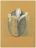 Rene Lalique Orchid Buckle Drawing