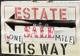 Sign For An Estate Sale