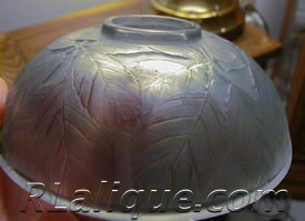 Rene Lalique Glass Inkwell Cernay Without Cover