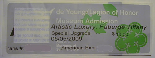 Rene Lalique Exhabition Ticket