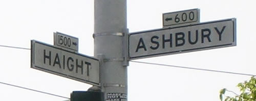Haight - Ashbury Street Sign