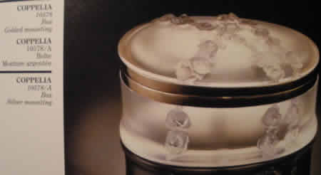 Lalique Crystal Coppelia Box