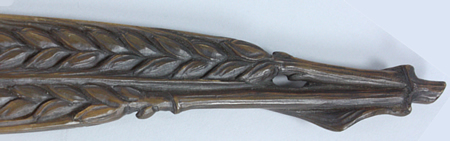 Rene Lalique Letter Opener from Carved Horn Close-Up