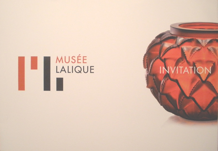 Invitation To the VIP Inaugural Opening of the Musee Lalique