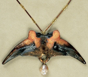 Bishop Birds And Pearl Pendant By Rene Lalique
