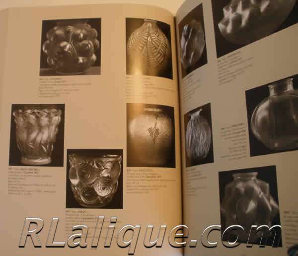 R.Lalique Catalogue Raisonne Vases