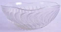 R. Lalique Actinia Bowl Later Modified To Make Rim Wavy