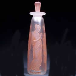 Amber Antique Rene Lalique Perfume Bottle