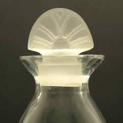 Rene Lalique Decanter with Replace Stopper Close-Up
