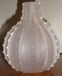Denetele Vase By Rene Lalique Missing Top Of Neck