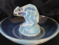R. Lalique  Lapin Ashtray Missing Ears