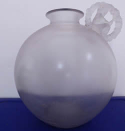 R. Lalique Ronsard Vase Missing One Of Two Shoulder Decorations