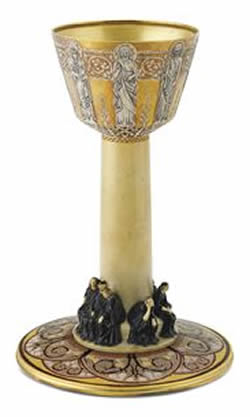Lalique Chalice With Religious Theme