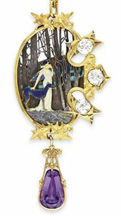 Rene Lalique Jewelry Pendant