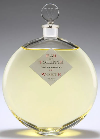 Close Copy Of Dans La Nuit-2 Perfume Bottle For Worth Labeled For Je Reviens That Is Unsigned