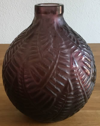 Fake R.Lalique Vase Espalion - Not by Rene Lalique