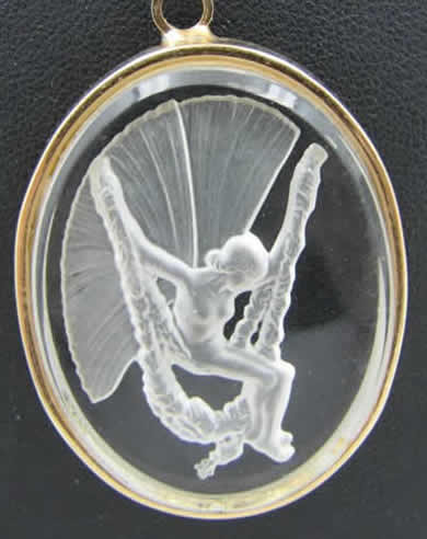 Figurine Se Balancant Pendant Copy Of Rene Lalique Design
