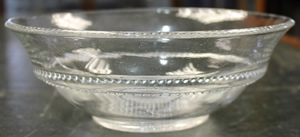 Unidentified And Unsigned Companion Bowl To The Meudon Vase Close Copy of the Rene Lalique Original