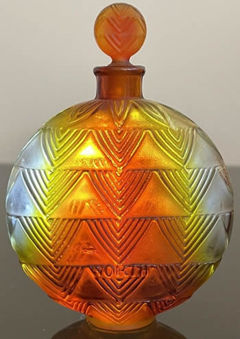 Vers Le Jour Perfume Bottle That Is A Close Call Copy of the Original Rene Lalique Design and it is  Unsigned