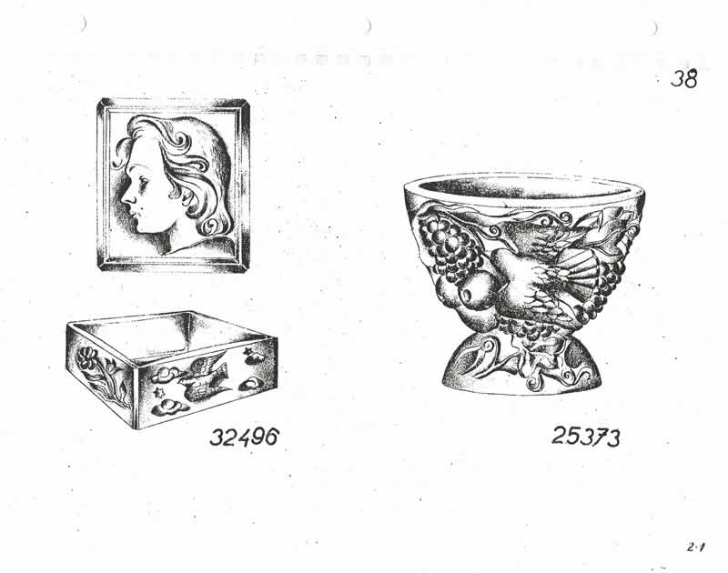 Glassexport Jablonecglass Glass Catalogue of Czechoslovakian Glass With Is Often Found With Forged Rene Lalique Signatures: Page 38