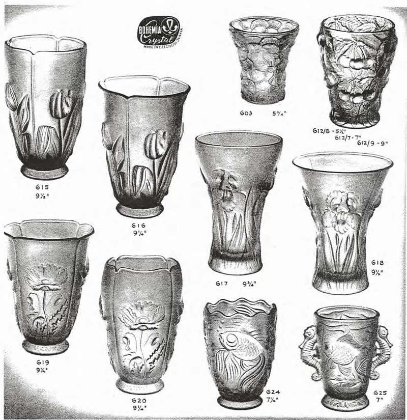 Weil Ceramics & Glass Inc. Catalog For Barolac Sculpture Glass - Czech Bohemian Glass That Is Often Found With Fake or Forged R. Lalique France Signatures: Page 9