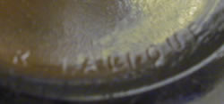 Rene Lalique Signature on a Danaides Vase