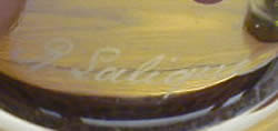 RLalique Signature on Fleur Aster Box